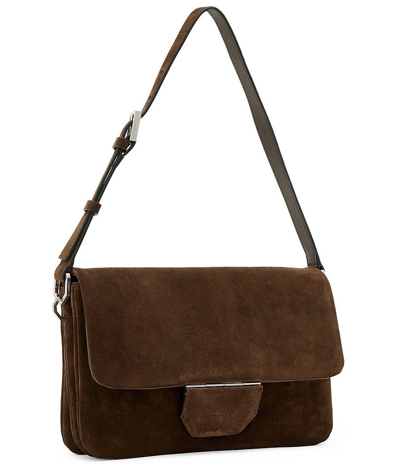 ALLSAINTS Ondine Suede Shoulder Bag