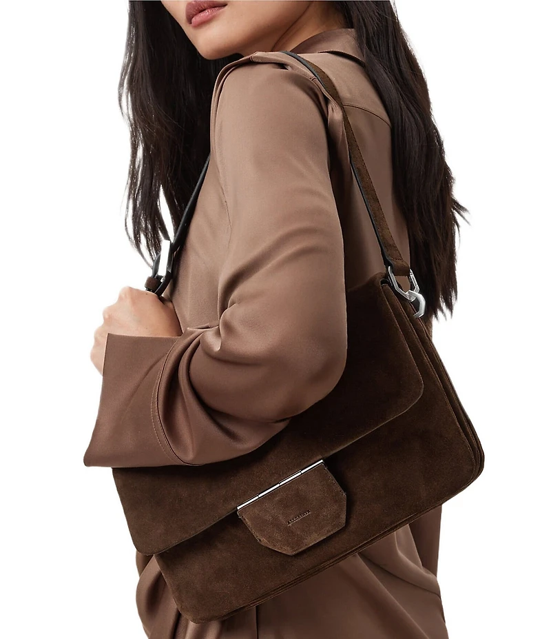 ALLSAINTS Ondine Suede Shoulder Bag