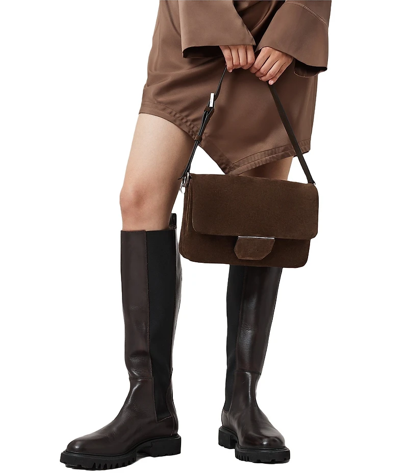 ALLSAINTS Ondine Suede Shoulder Bag