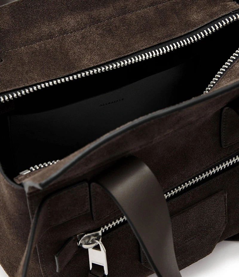 ALLSAINTS Perez Suede Mini Satchel Bag