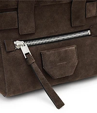 ALLSAINTS Perez Suede Mini Satchel Bag