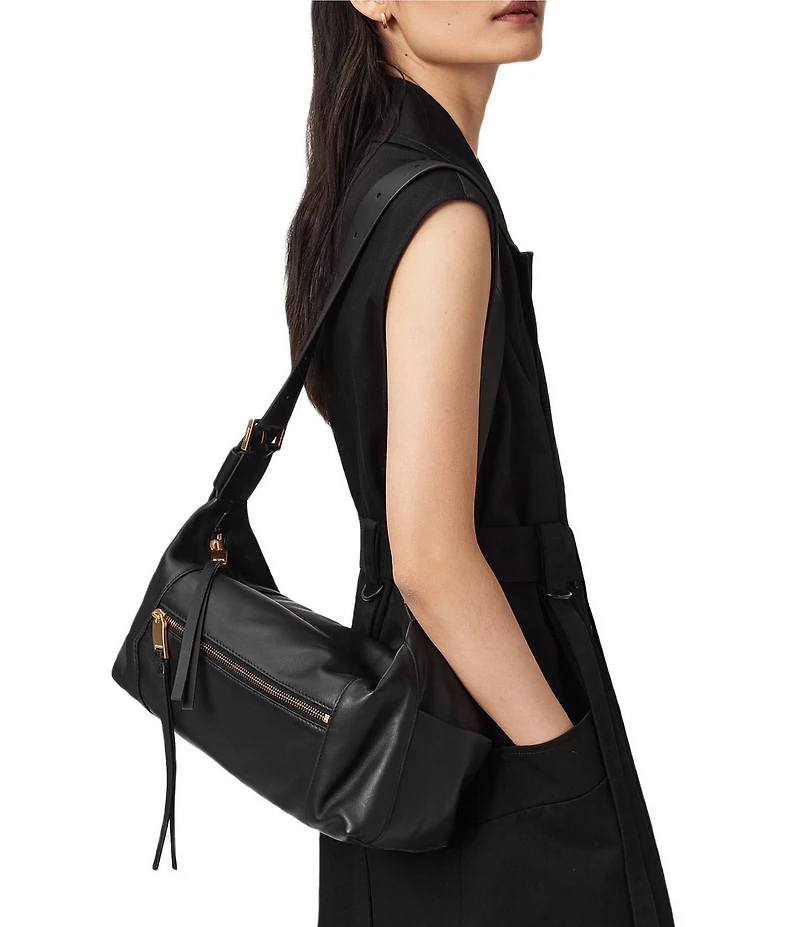 ALLSAINTS Vega Leather East-West Shoulder Bag