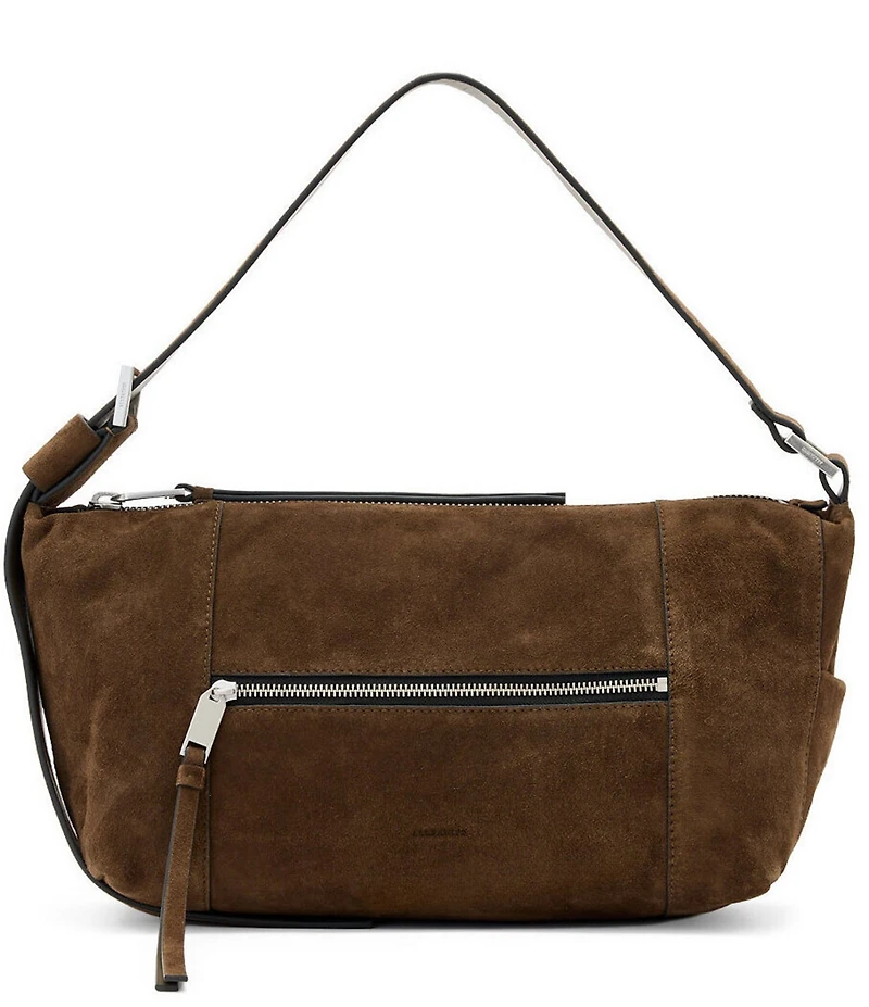 ALLSAINTS Vega Suede East-West Shoulder Bag