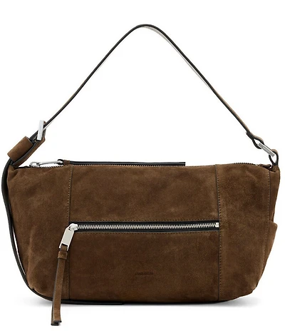 ALLSAINTS Vega Suede East-West Shoulder Bag