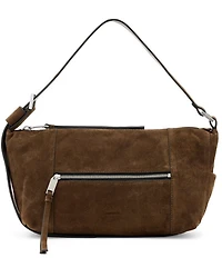 ALLSAINTS Vega Suede East-West Shoulder Bag