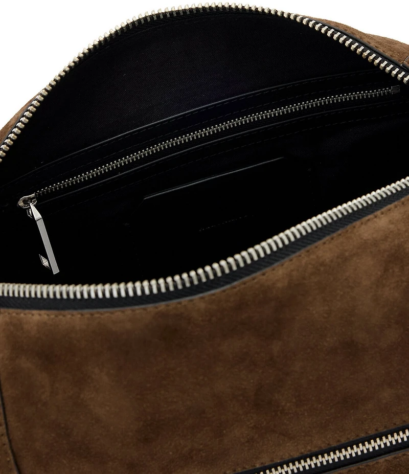 ALLSAINTS Vega Suede East-West Shoulder Bag