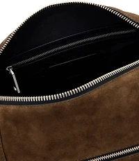 ALLSAINTS Vega Suede East-West Shoulder Bag