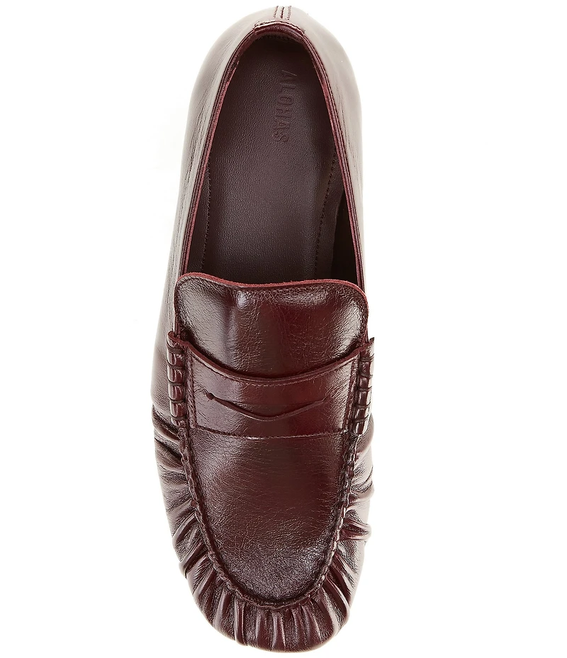 ALOHAS Aven Rift Leather Slip On Loafers