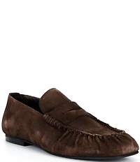 ALOHAS Aven Suede Leather Slip On Loafers