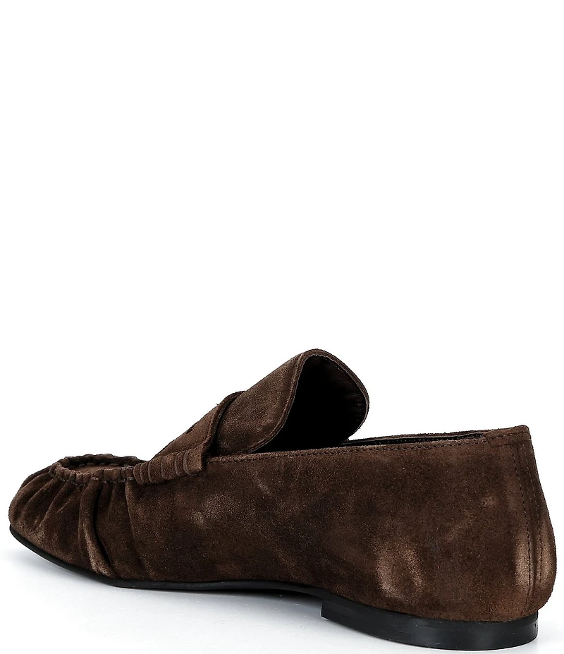 ALOHAS Aven Suede Leather Slip On Loafers