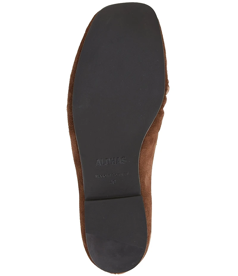 ALOHAS Aven Suede Leather Slip On Loafers