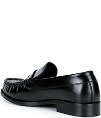 ALOHAS Rivet Leather Slip On Loafers