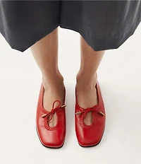 ALOHAS Rosalind Leather Ballet Flats
