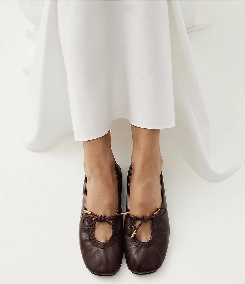 ALOHAS Rosalind Leather Ballet Flats