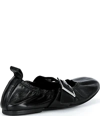 ALOHAS Sarea Leather Buckle Strap Ballet Flats
