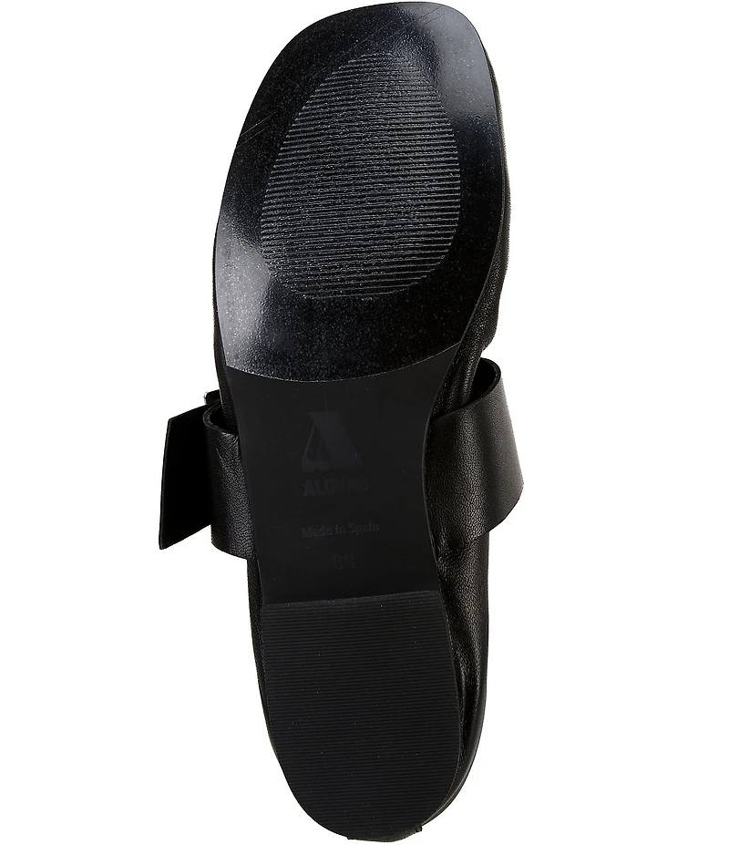 ALOHAS Sarea Leather Buckle Strap Ballet Flats