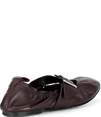 ALOHAS Sarea Leather Buckle Strap Ballet Flats