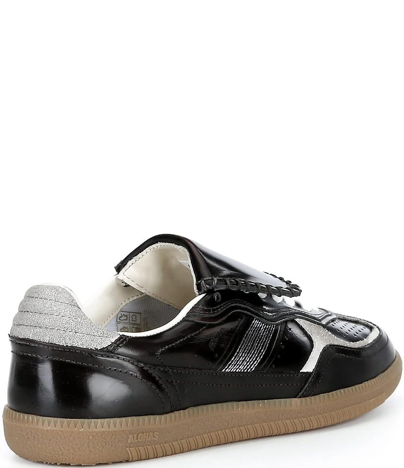 ALOHAS Tb.490 Club Brushed Dark Chocolate Leather Sneakers