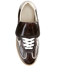 ALOHAS Tb.490 Club Brushed Dark Chocolate Leather Sneakers