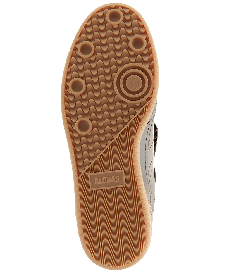 ALOHAS Tb.490 Club Brushed Dark Chocolate Leather Sneakers