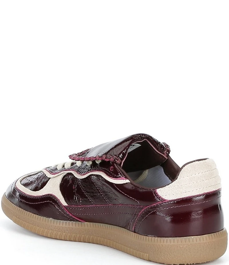 ALOHAS Tb.490 Club Patent Leather Lace Up Foldover Sneakers