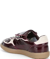 ALOHAS Tb.490 Club Patent Leather Lace Up Foldover Sneakers