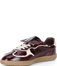 ALOHAS Tb.490 Club Patent Leather Lace Up Foldover Sneakers