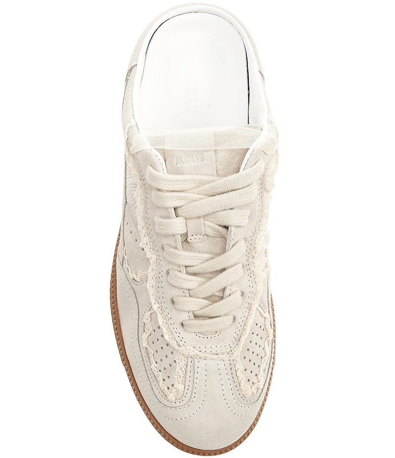 ALOHAS Tb.490 Crochet Suede Lace Up Sneaker Mules