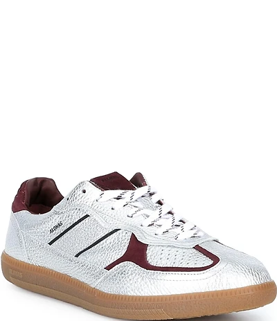 ALOHAS Tb.490 Grain Shimmer Leather Lace Up Sneakers