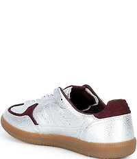 ALOHAS Tb.490 Grain Shimmer Leather Lace Up Sneakers