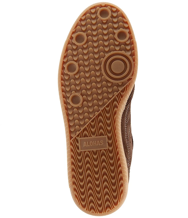 ALOHAS Tb.490 Rife Chocolate Cream Leather Sneakers