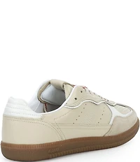 ALOHAS Tb.490 Rife Grain Leather and Suede Lace Up Sneakers
