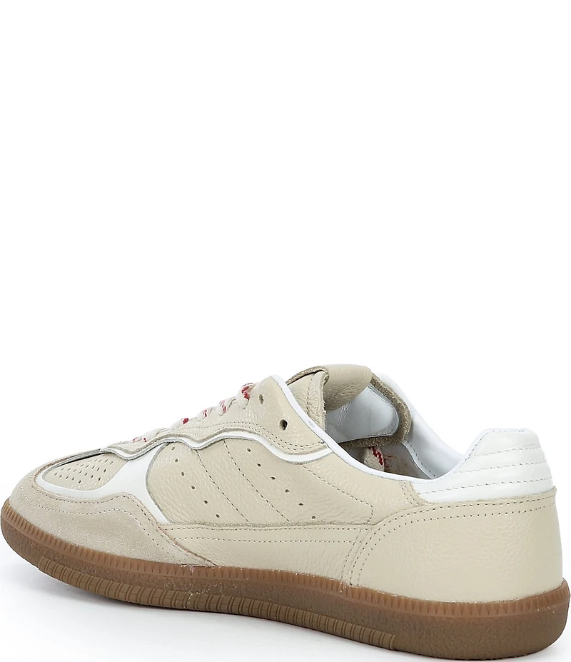 ALOHAS Tb.490 Rife Grain Leather and Suede Lace Up Sneakers