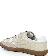 ALOHAS Tb.490 Rife Grain Leather and Suede Lace Up Sneakers
