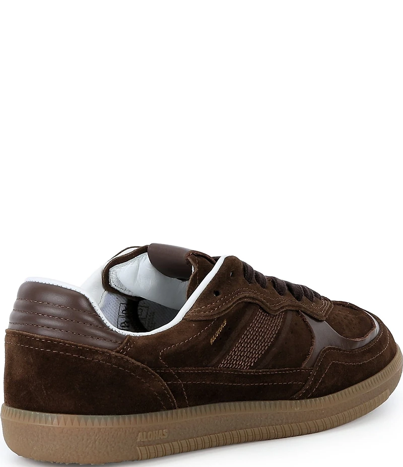 ALOHAS Tb.490 Rife Suede and Leather Lace Up Sneakers