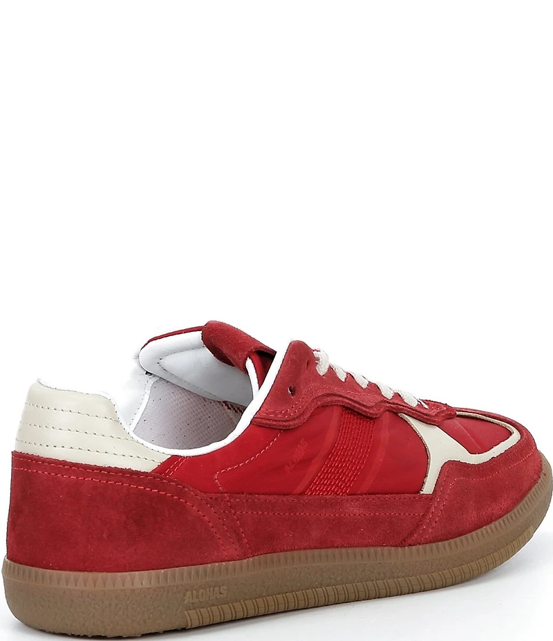 ALOHAS Tb.490 Rife Suede and Nylon Lace Up Sneakers