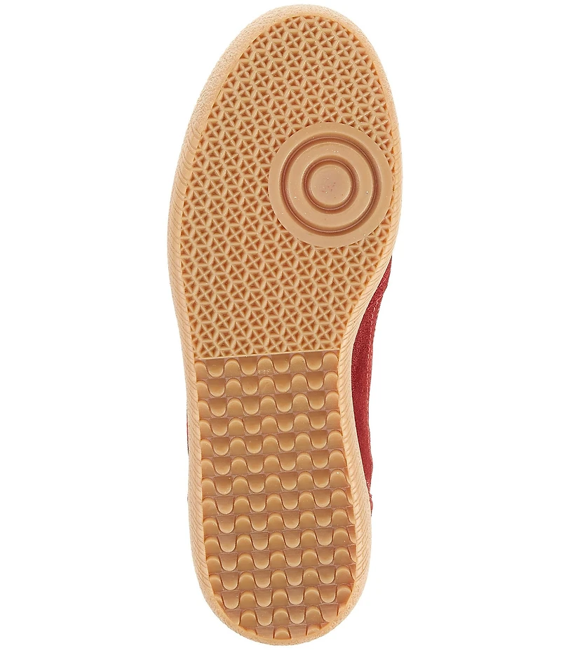 ALOHAS Tb.490 Suede Crochet Lace Trim Detail Sneakers