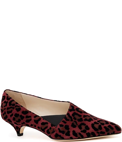 Amalfi Ammit Nubuck Kitten Heel Pumps