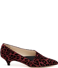 Amalfi Ammit Nubuck Kitten Heel Pumps