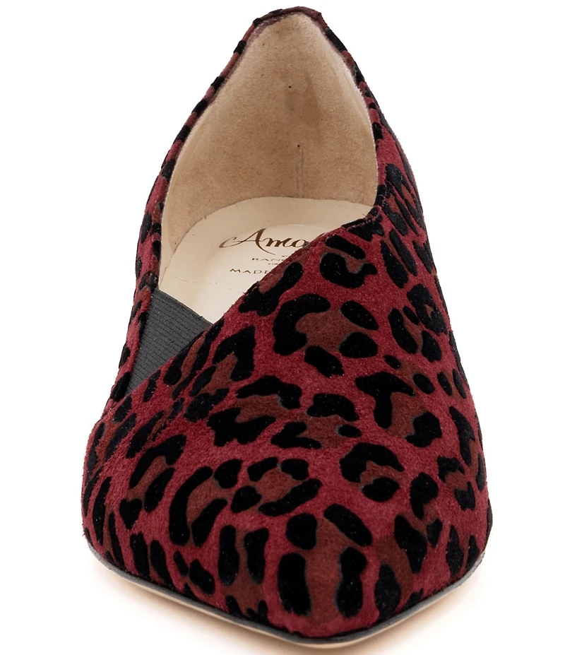 Amalfi Ammit Nubuck Kitten Heel Pumps