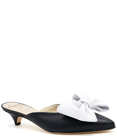Amalfi Antica Leather Bow Mules