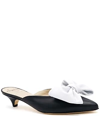Amalfi Antica Leather Bow Mules