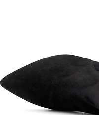 Amalfi Anubi Nubuck Suede Kitten Heel Chelsea Dress Booties