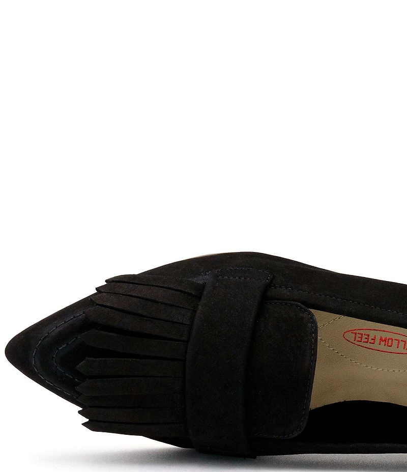 Amalfi Asti Suede Kiltie Loafer Pumps