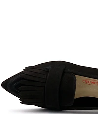 Amalfi Asti Suede Kiltie Loafer Pumps