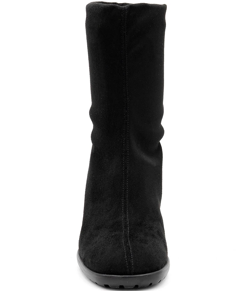 Amalfi Barry Stretch Suede Booties