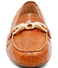 Amalfi Decano Croco Leather Hardware Loafers