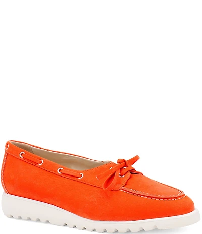 Amalfi Edera Suede Lace-Up Loafers