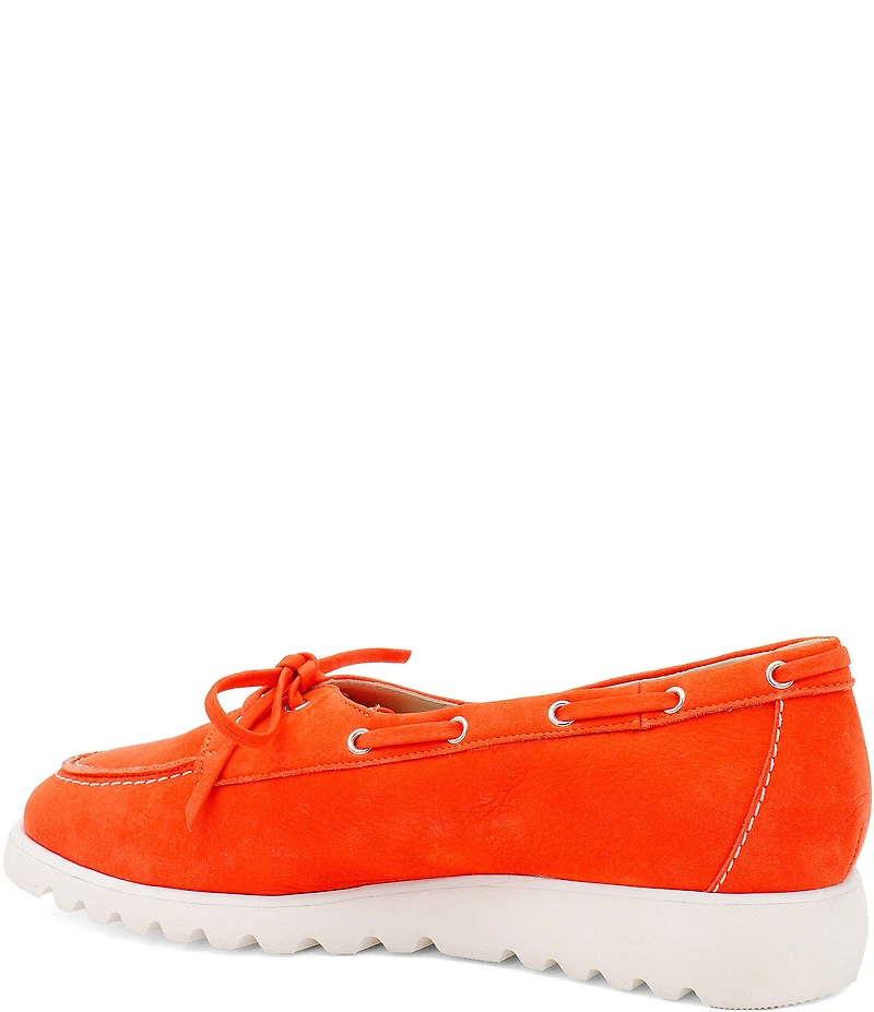 Amalfi Edera Suede Lace-Up Loafers