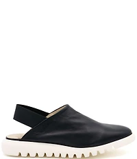 Amalfi Elettrona Leather Comfort Slingback Clogs